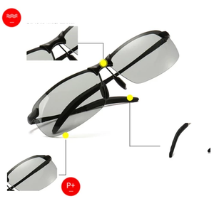 Photochromic Sunglasses with Polarized Lens for Outdoor 100% UV Protection, Anti Glare, Reduce Eye Fatigue