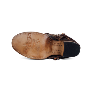 Crue olive multi FREEBIRD by Steven leather imprinted sole